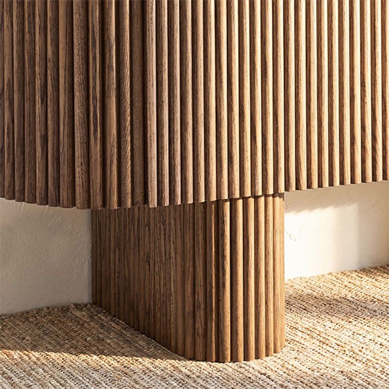Solid Oak Fluted Legs