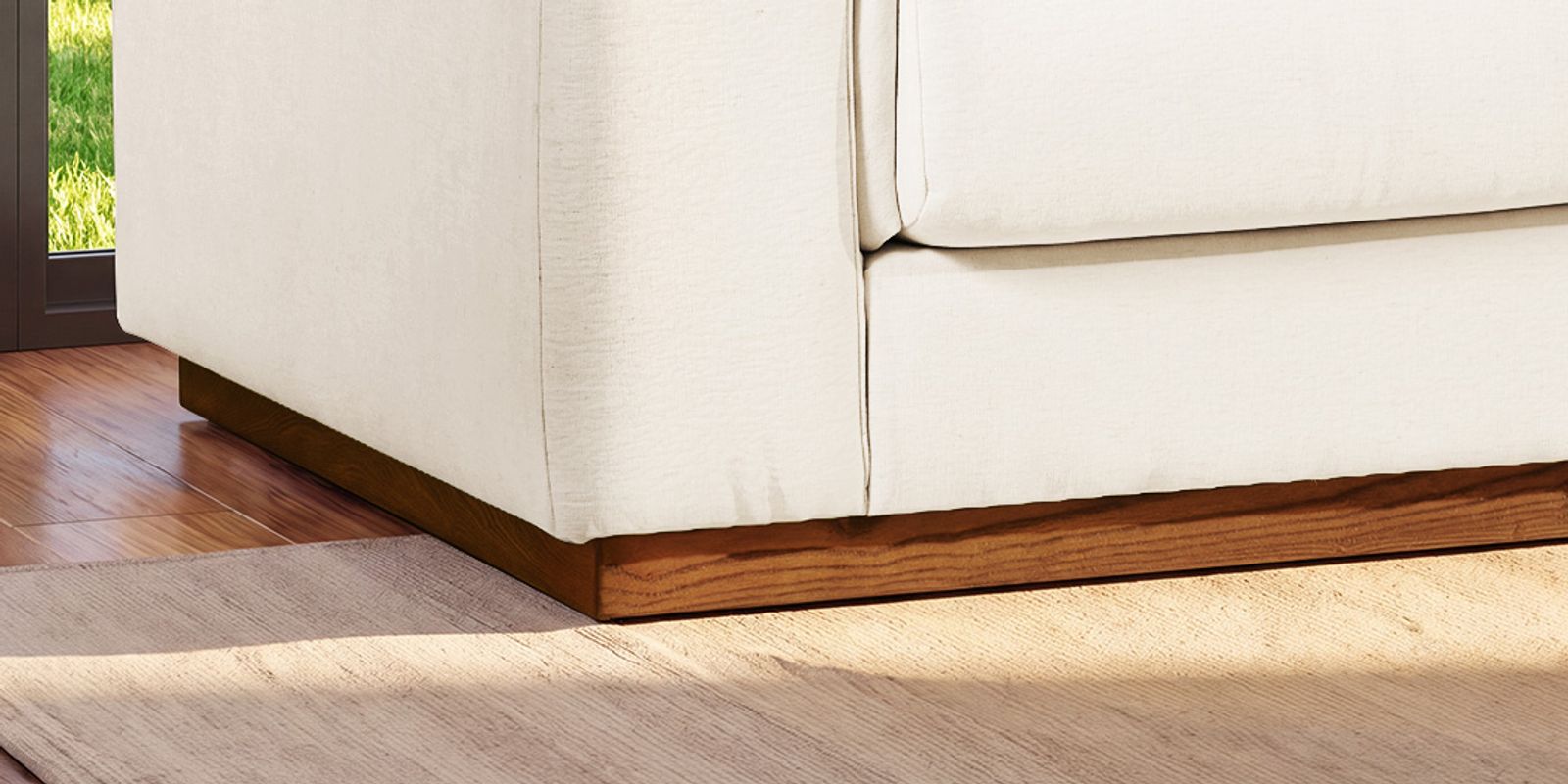 Low-Profile Hardwood Plinth Craftsmanship