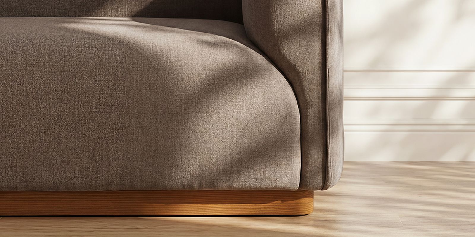 Low-Profile Solid Wood Base Frame