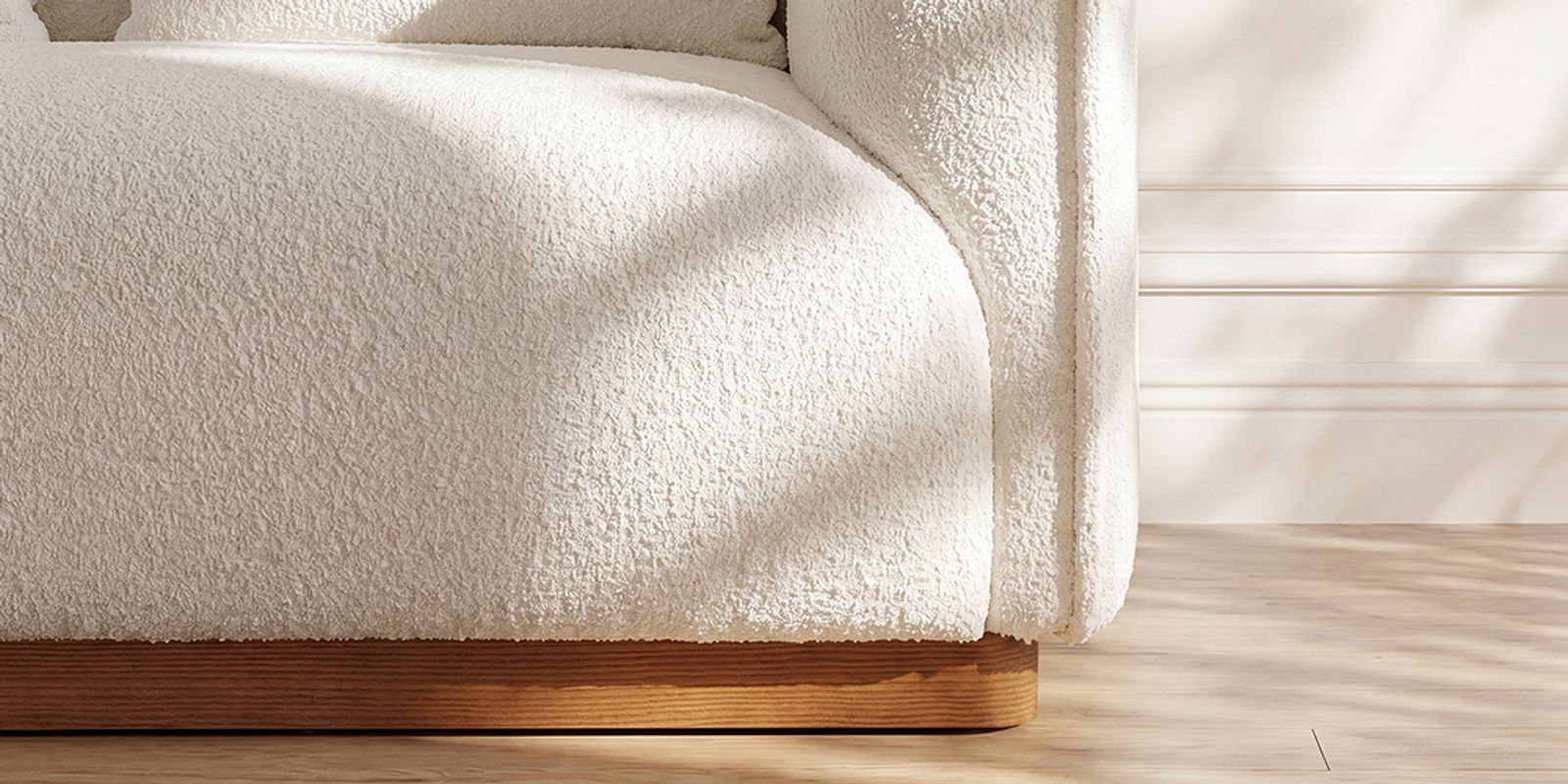Low-Profile Solid Wood Base Frame