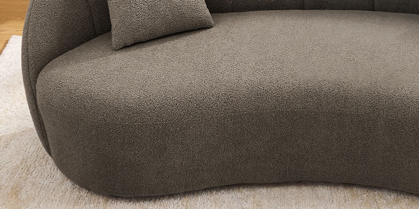 Fluid Curved Contour Silhouette