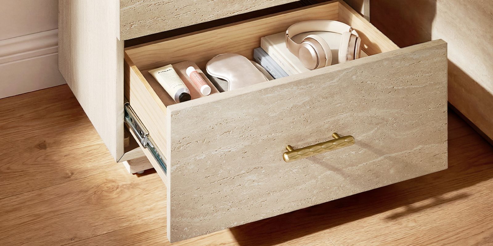 Two Drawers for Nighttime Essentials