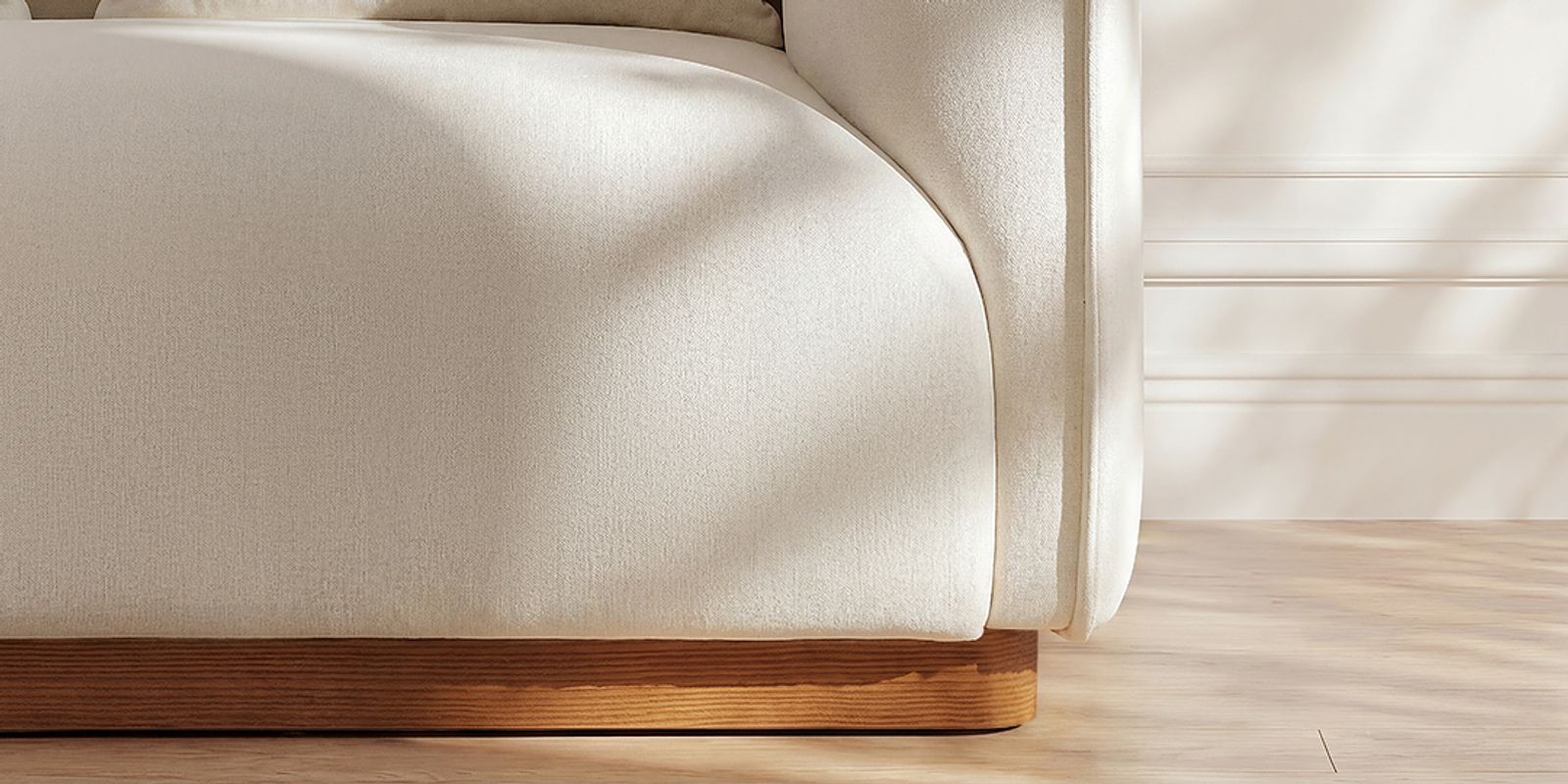 Low-Profile Solid Wood Base Frame