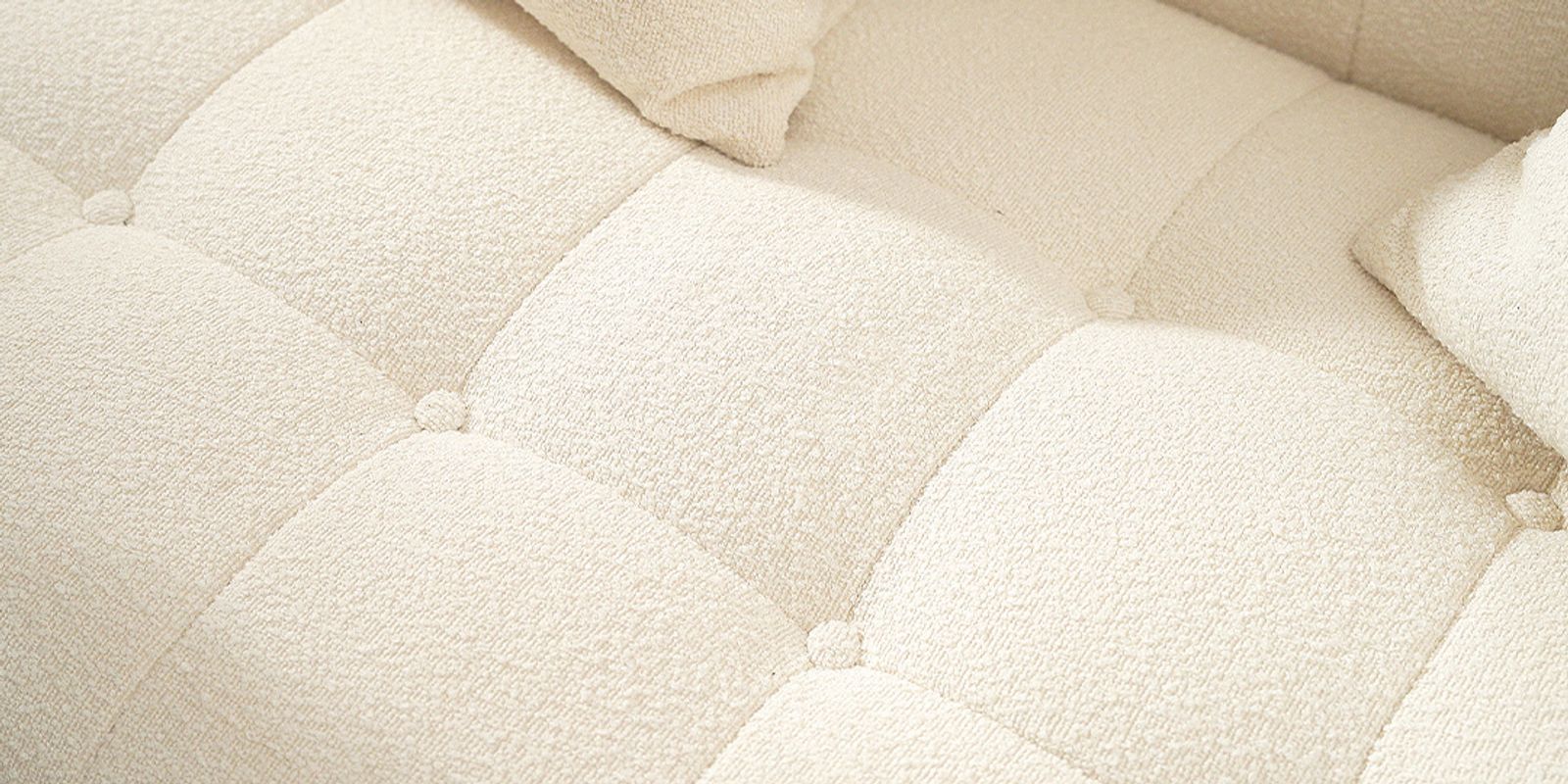 Deep Tufted Spacious Seat Design