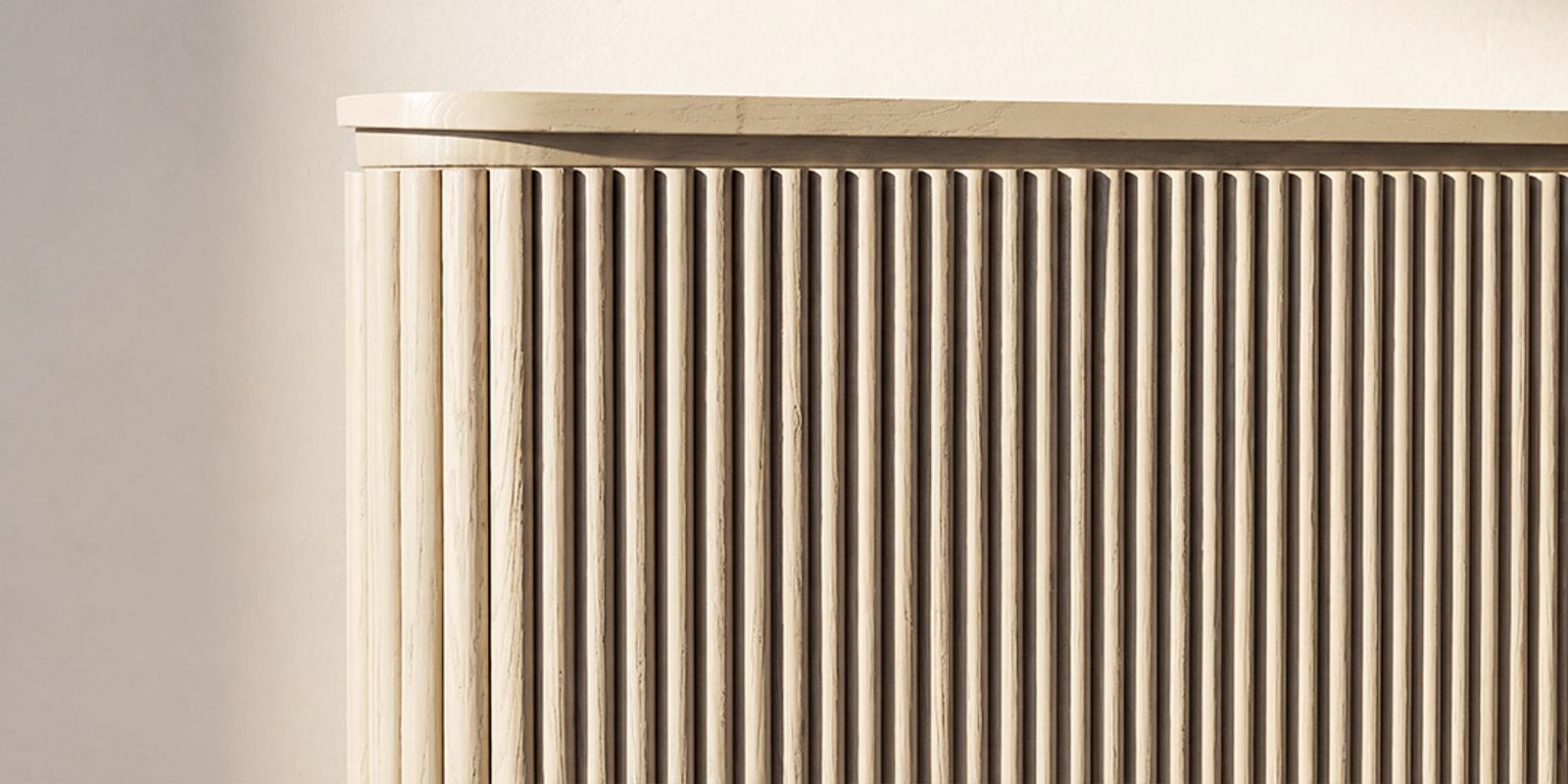 Artful Fluted Wood Texture