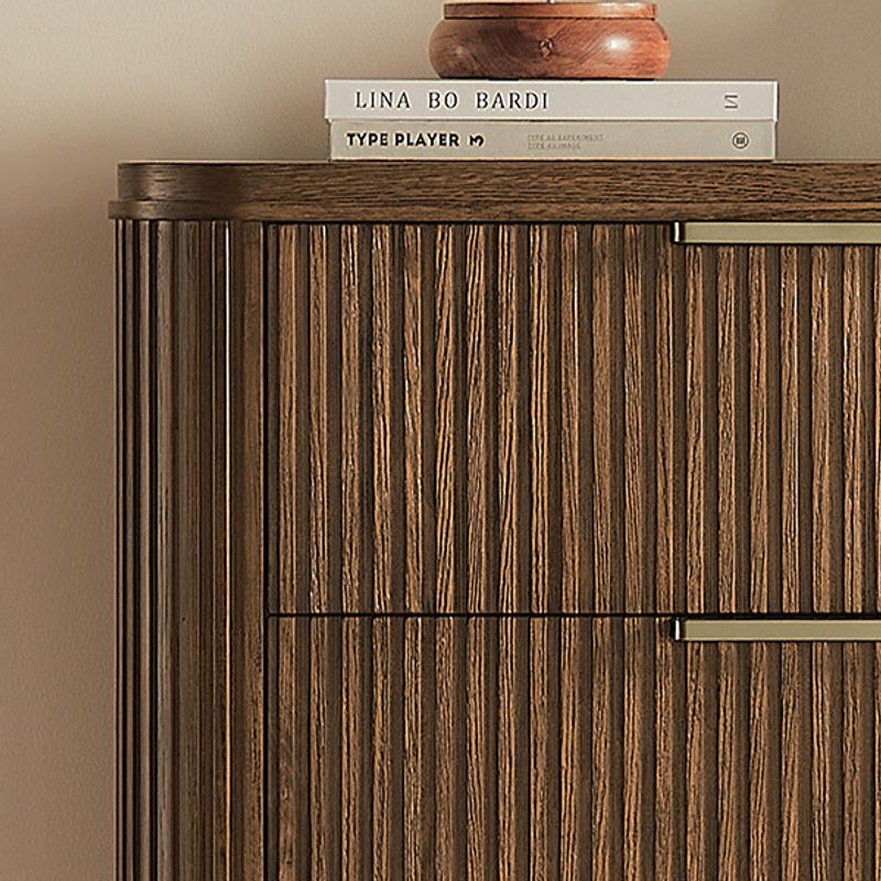 Warm Wood with a Polished Accent