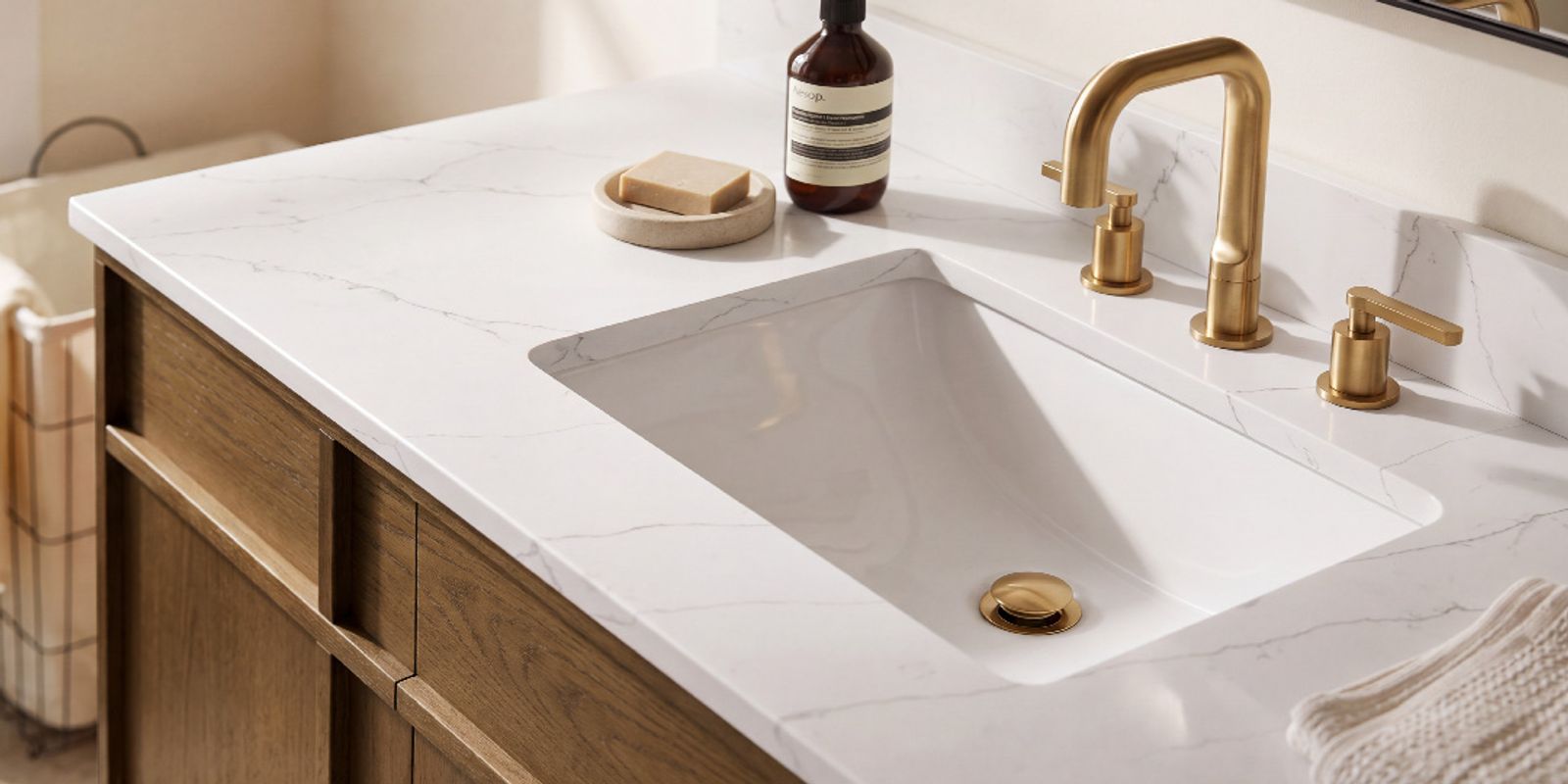 Elegant Quartz Countertop