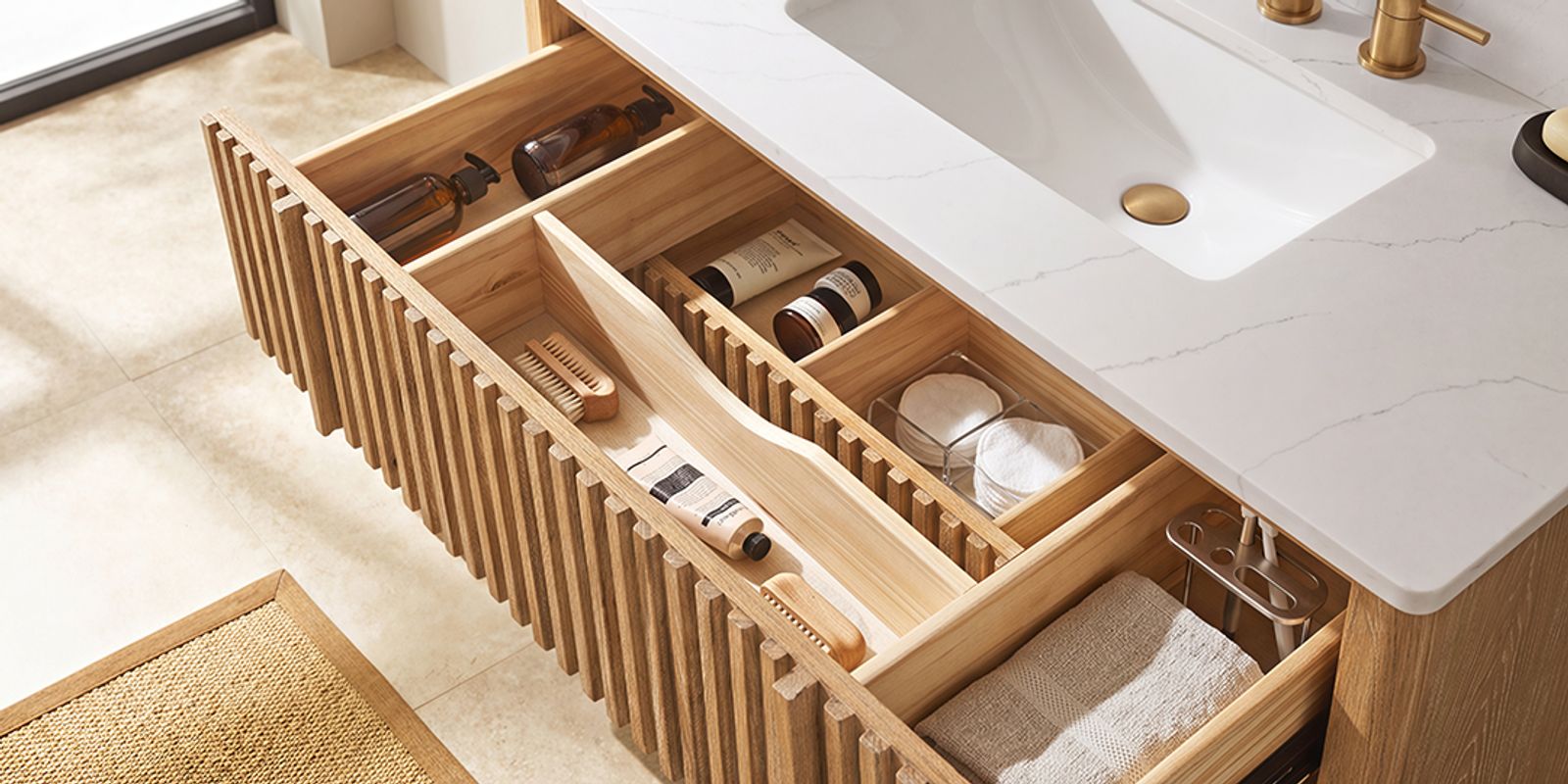 Tailored Storage with Soft-Close Comfort