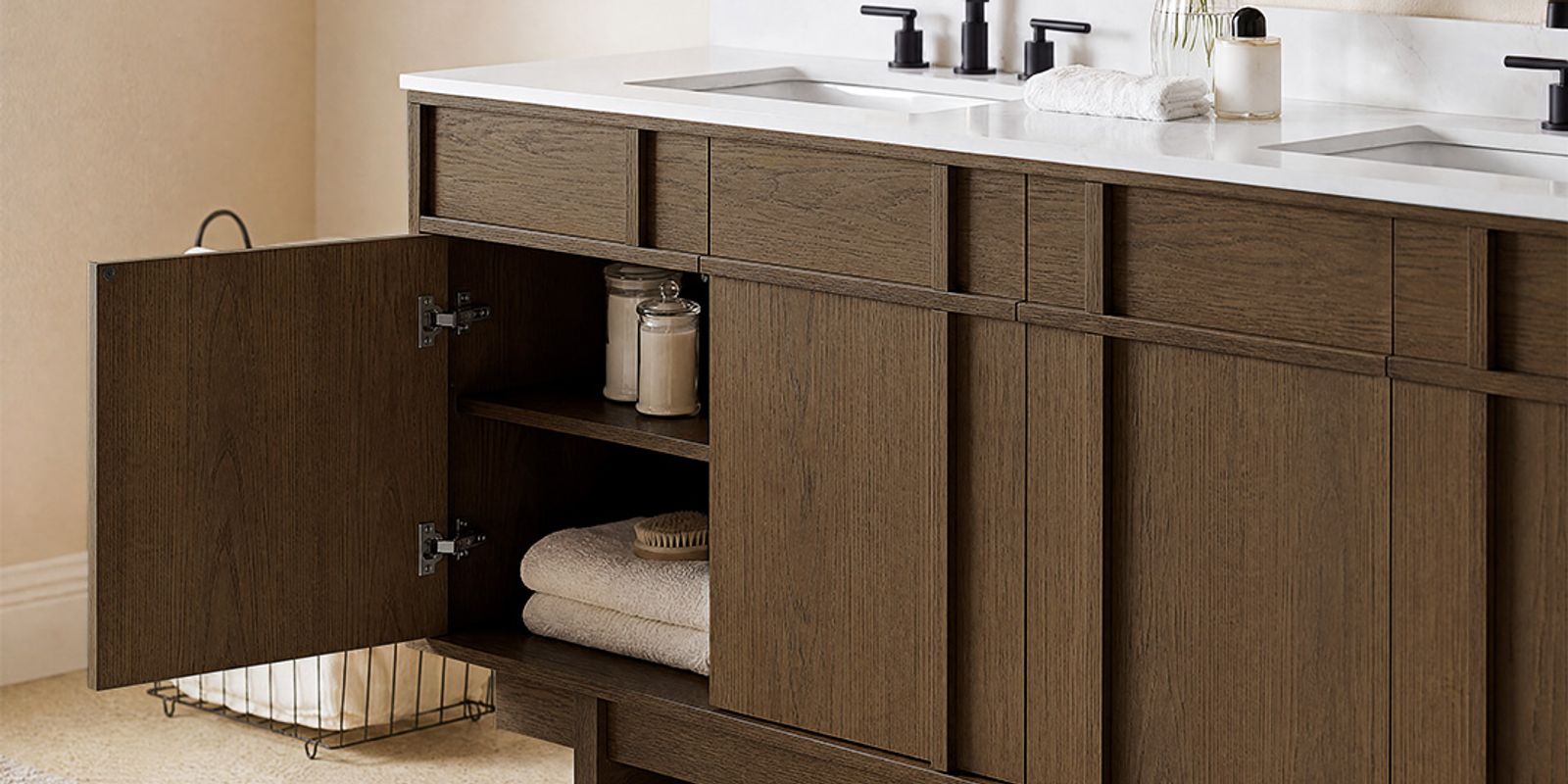 Tailored Storage with Soft-Close Comfort