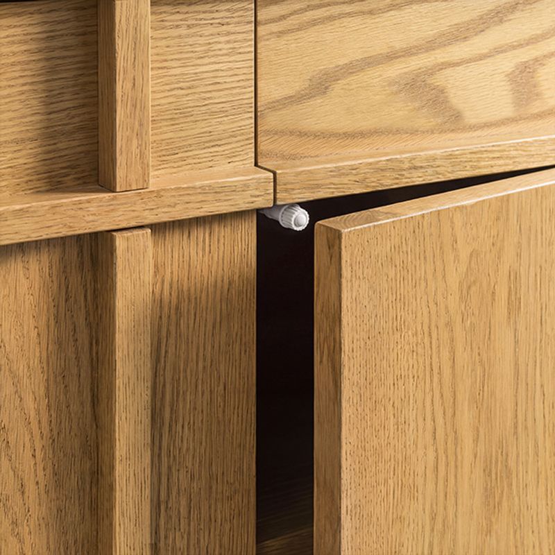 A cleaner cabinet front
