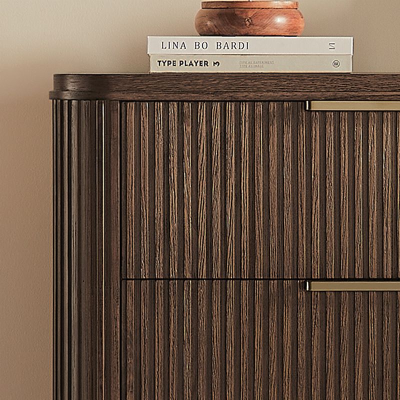 Warm Wood with a Polished Accent