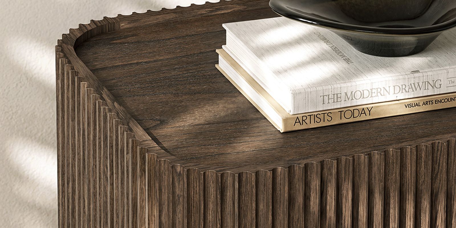 Sculptural Fluted Craftsmanship 