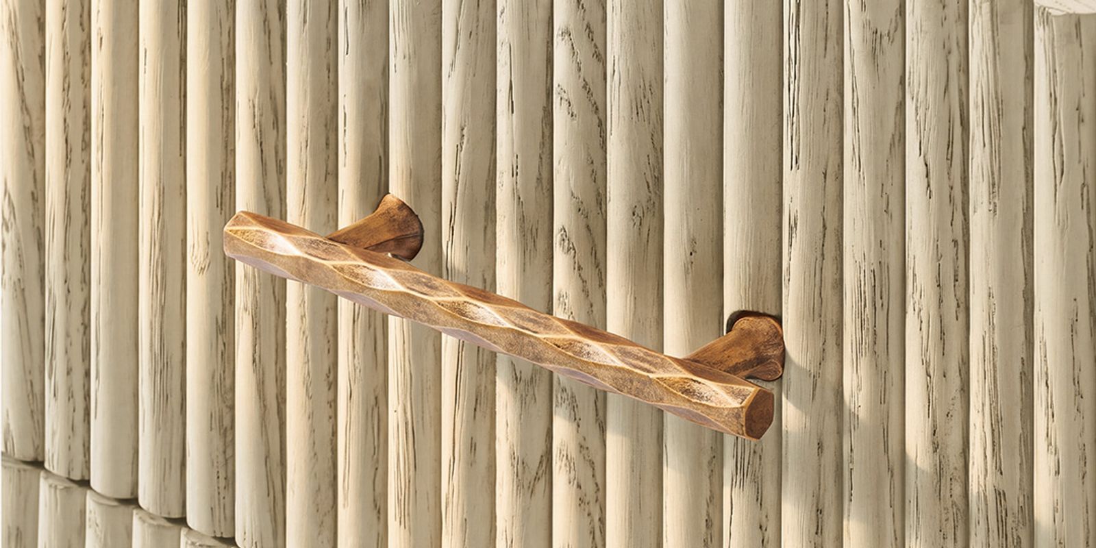 Warm Wood With a Polished Accent