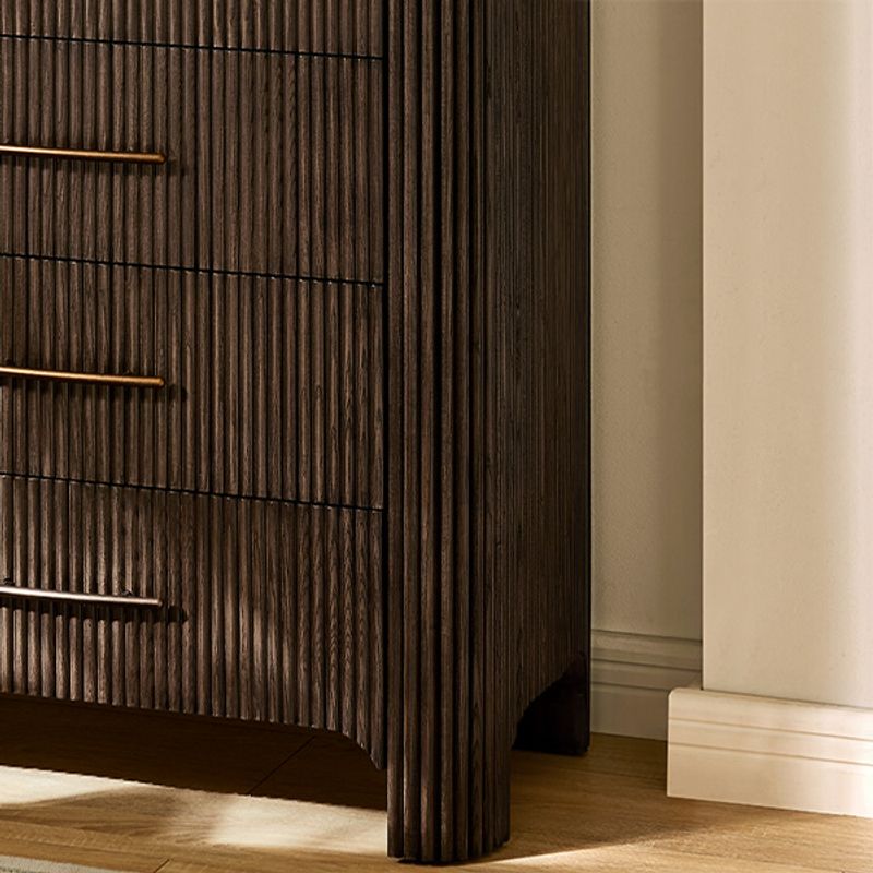 Warm Wood with a Polished Accent