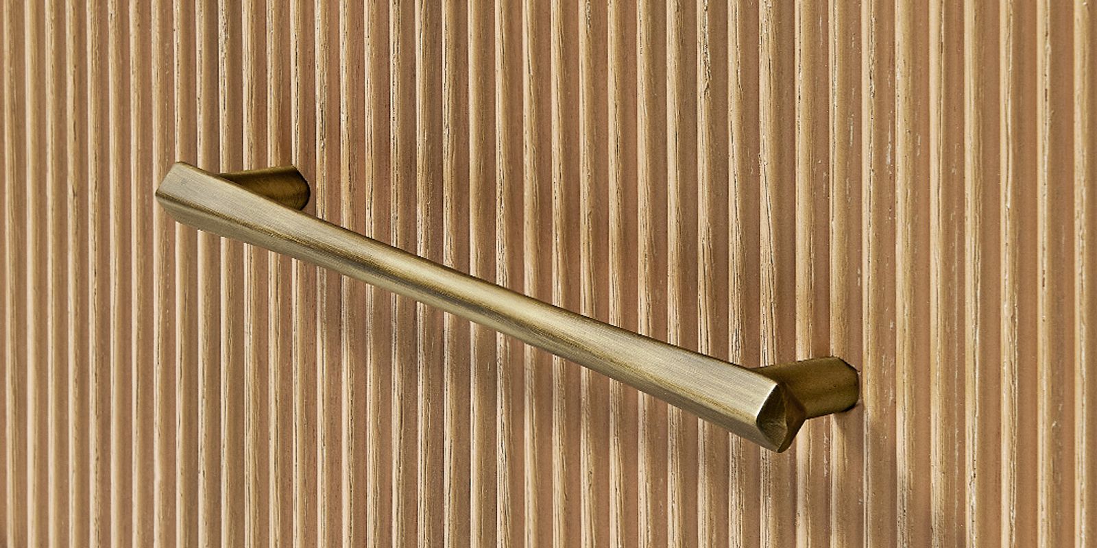 Fluted Texture & Antiqued Metal Accents