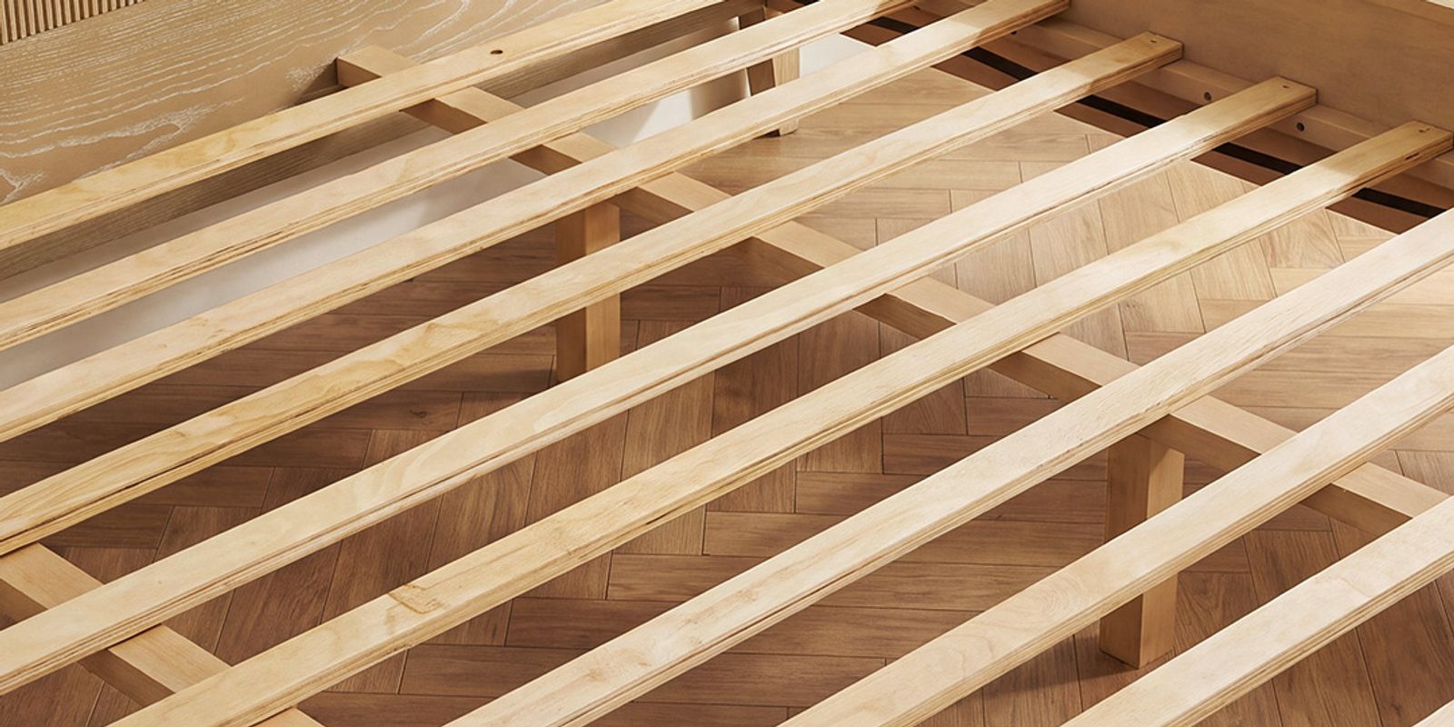 Wooden Slats with Heavy-Duty Center Support