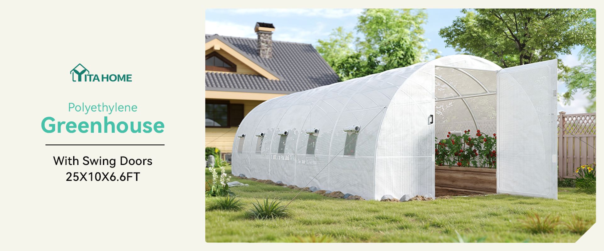 hoop greenhouse, garden, walk-in tunnel, heavy duty greenhouse, green greenhouse, white greenhouse, green house, 20ft greenhouse, 25ft greenhouse, tunnel greenhouse, greenhouse kit, clearance greenhouse kits, large greenhouse, high tunnel greenhouse, greenhouse with swing doors, greenhouses for sale, greenhouse kits for sale, green house buy, greenhouse for sale, high tunnel hoop house, green house for sale, greenhouses for sale near me, greenhouse near me, high wind greenhouse