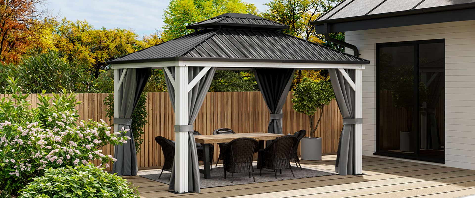 Small Hardtop Gazebo 