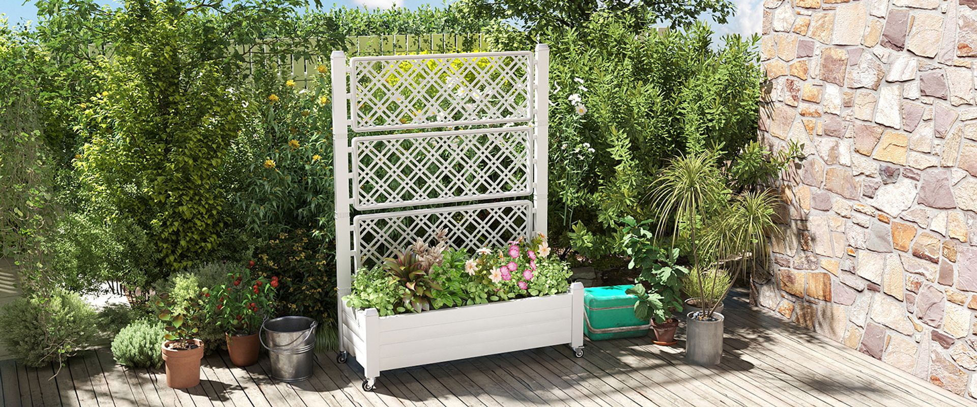 raised planter boxes