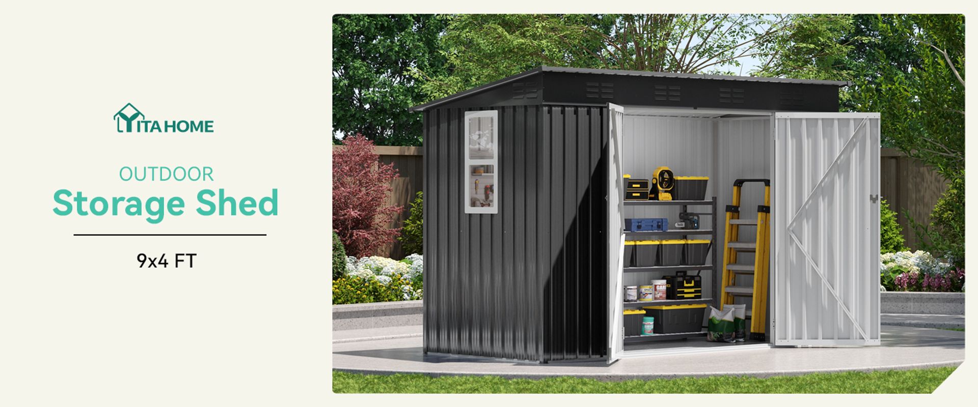 Shed House, outdoor storage sheds​, waterproof outdoor storage shed​, sheds and outdoor storage​, Metal Storage Shelter