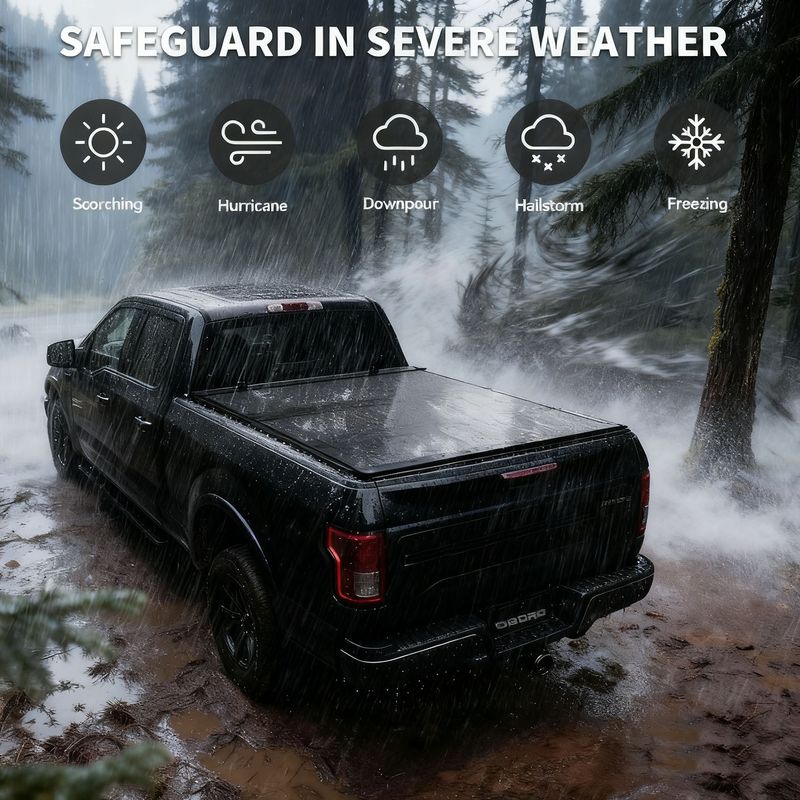 All-Weather Protection with Sealed Edges & Drainage System