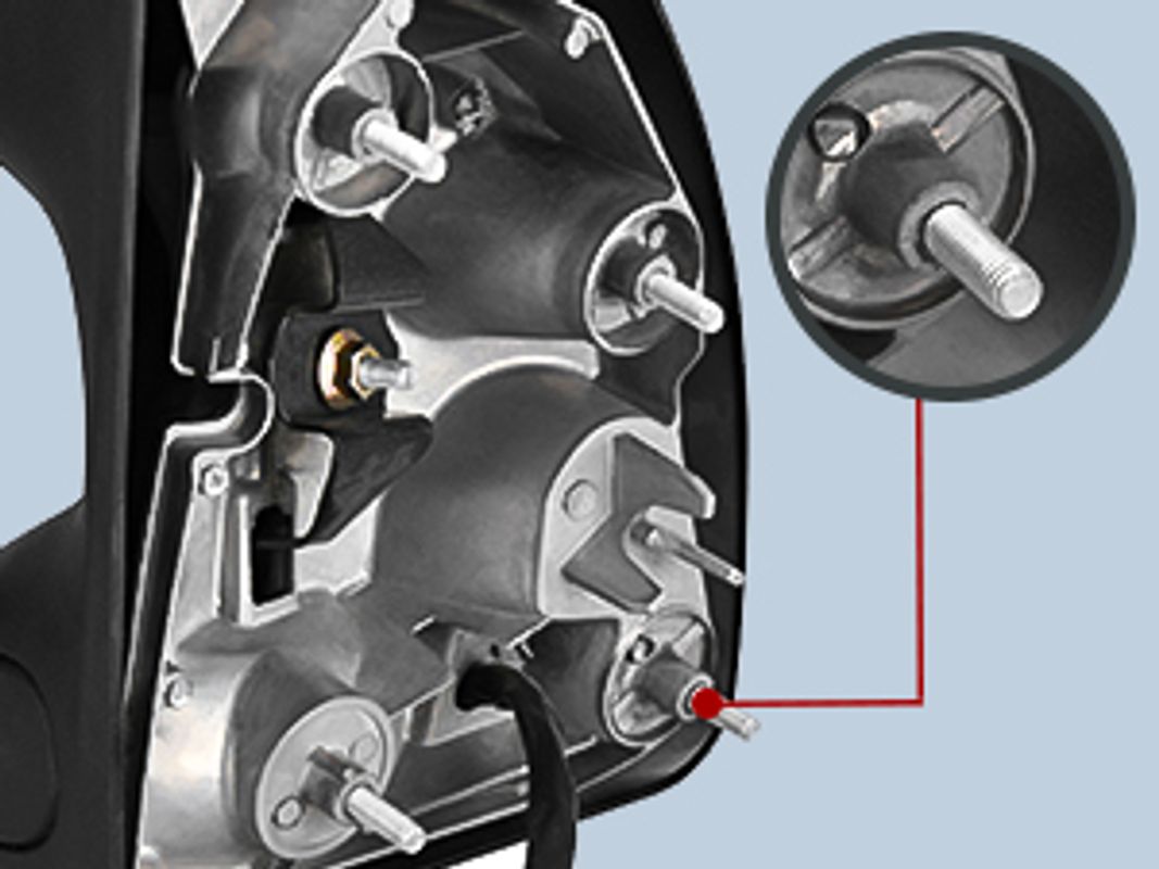 Aluminum studs Triangle Base