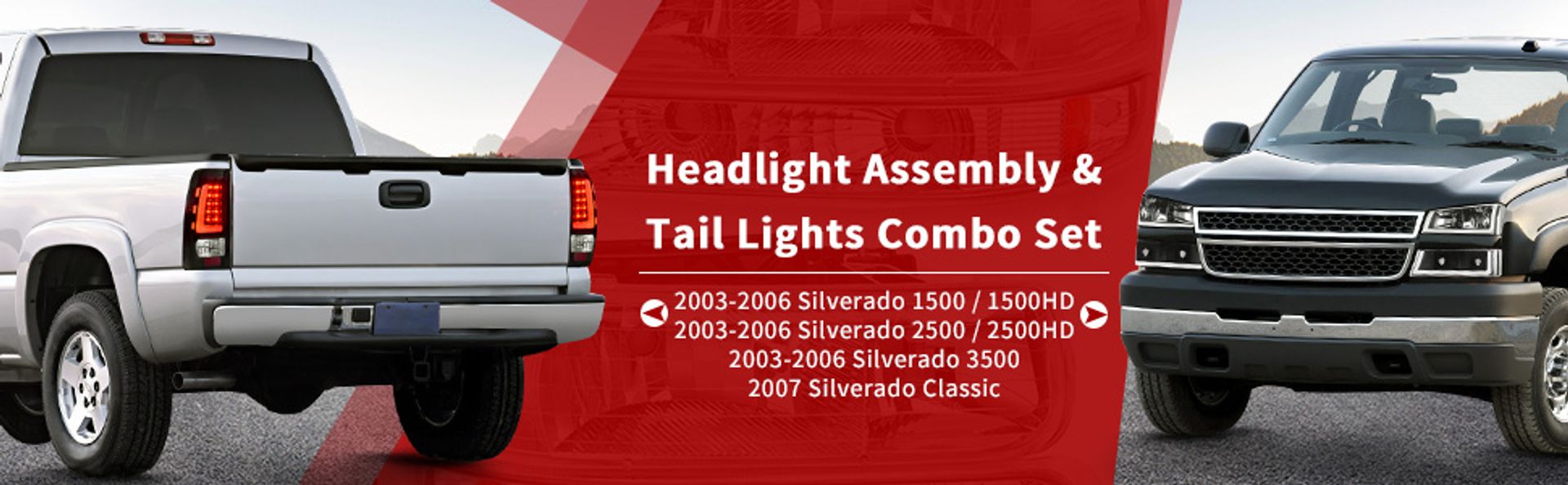 2006 Chevy Silverado Led Headlights & 2003 Chevy Silverado Tail Lights