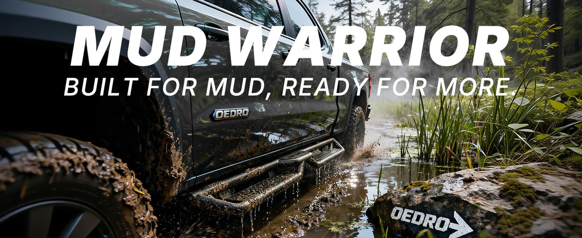 OEDRO 6 Inch Running Boards Compatible with 2019-2026 Chevy Silverado/GMC Sierra 1500 Double Cab