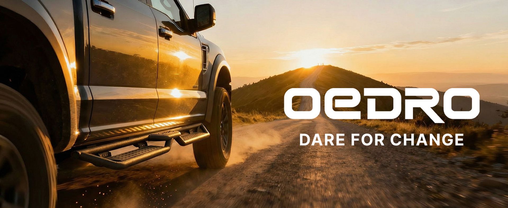 OEDRO Running Boards Compatible with 19-26 Chevy Silverado/GMC Sierra 1500 | Crew Cab 2020-2026 Silverado/Sierra 2500HD 3500HD, Two Stairs Side Steps
