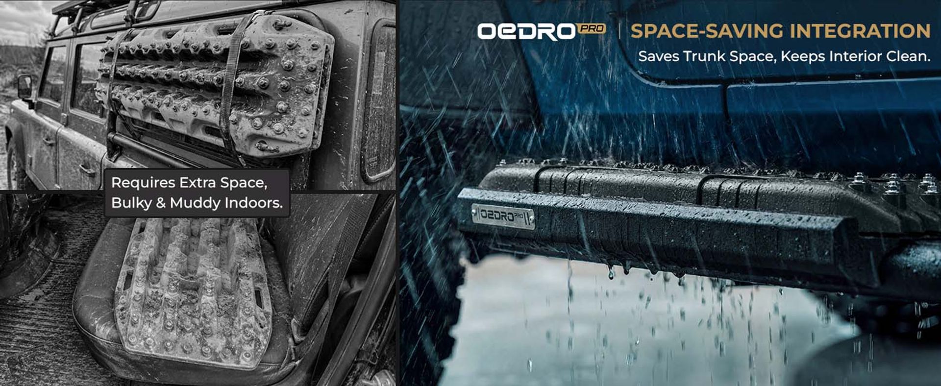 OEDROPRO 2-in-1 Recovery Running Boards Compatible with 2007-2018 Chevy Silverado 1500 Crew Cab