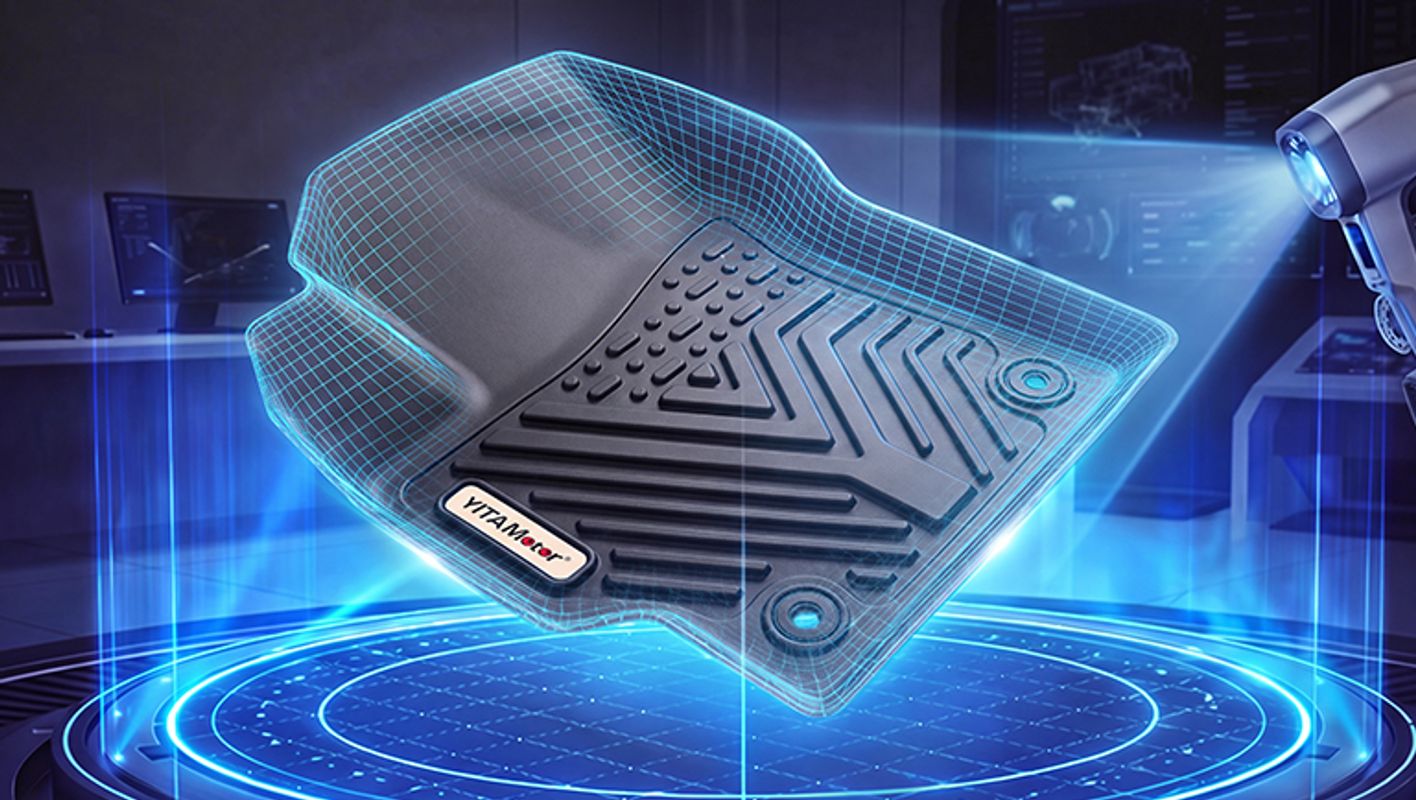 YITAMOTOR custom-fit TPE car floor mats, waterproof all-weather floor liners
