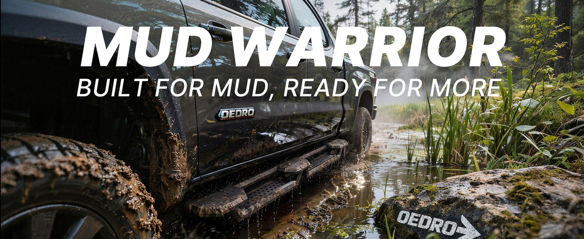 OEDRO Running Boards Compatible with 2019-2026 Chevy Silverado/GMC Sierra 1500 & 2020-2026  Chevy Silverado/GMC 2500HD 3500HD Crew Cab Nerf Bar Side w