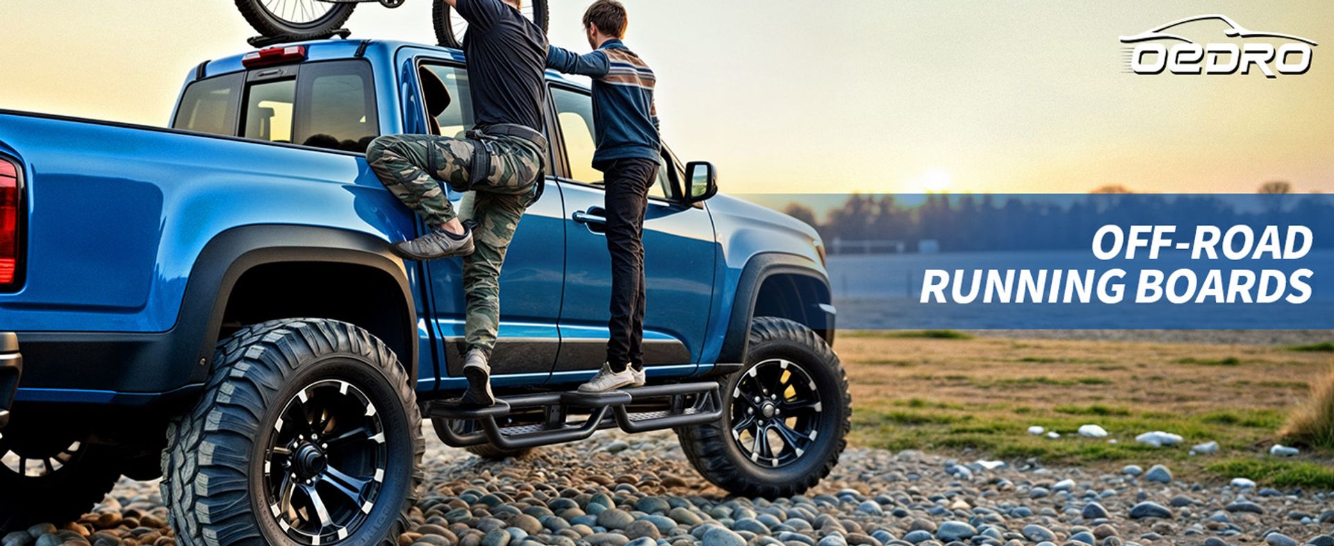 OEDRO running boards are designed for 2019–2026 RAM 1500 New Body Crew Cab