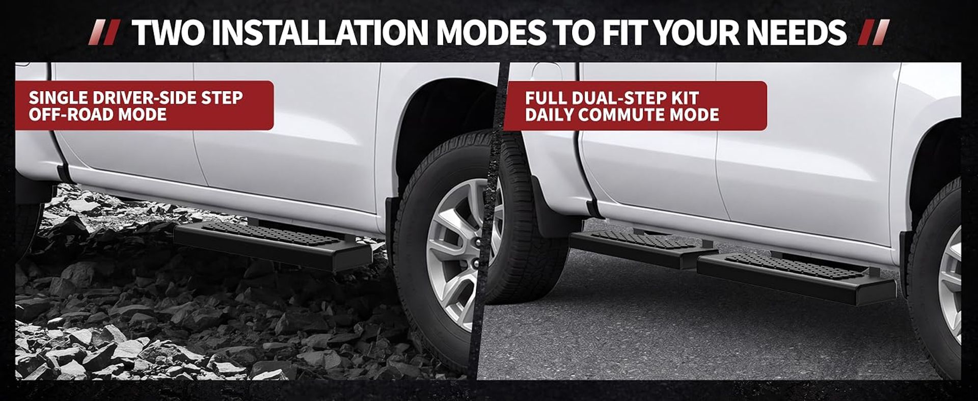 YITAMOTOR full dual-step kit for off-road mode  running boards