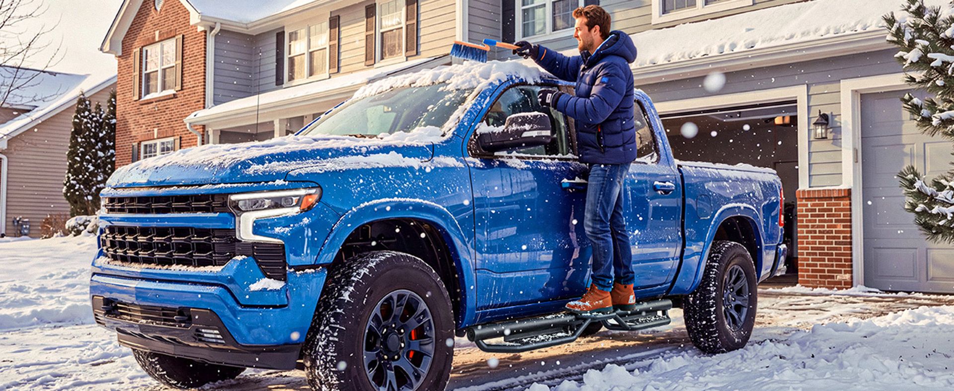 OEDRO Running Boards ​Compatible with 2020-2026 Chevy/GMC Silverado/Sierra 2500HD 3500HD Double Cab