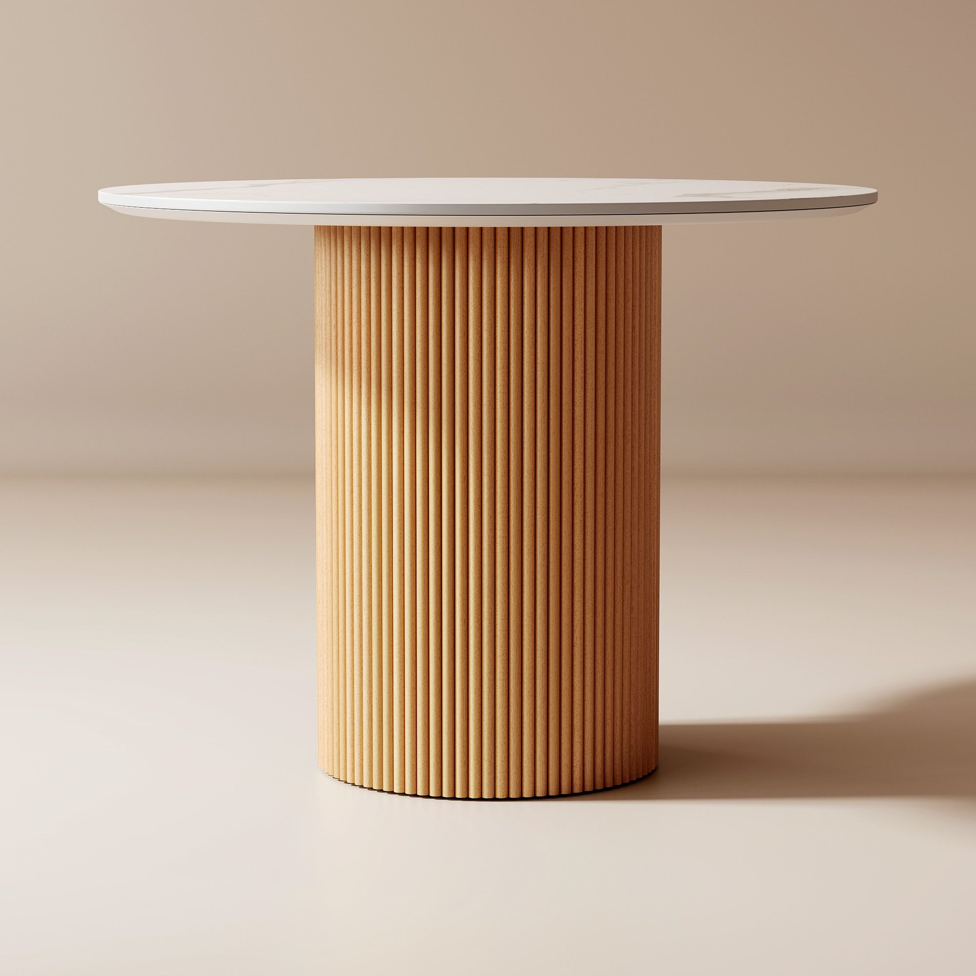 Amazon.com - POVISON Round Dining Table for 6 with Lazy