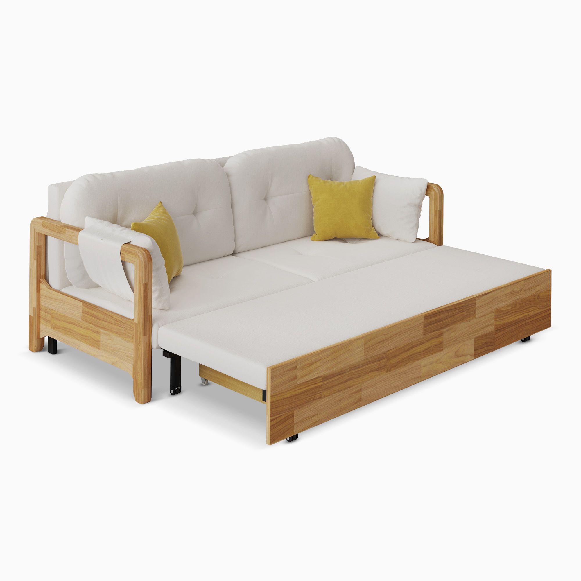 Design Sofa Bed ソファベッド 4 In1 Multi Function Single Sofa Bed With Storage Pockets