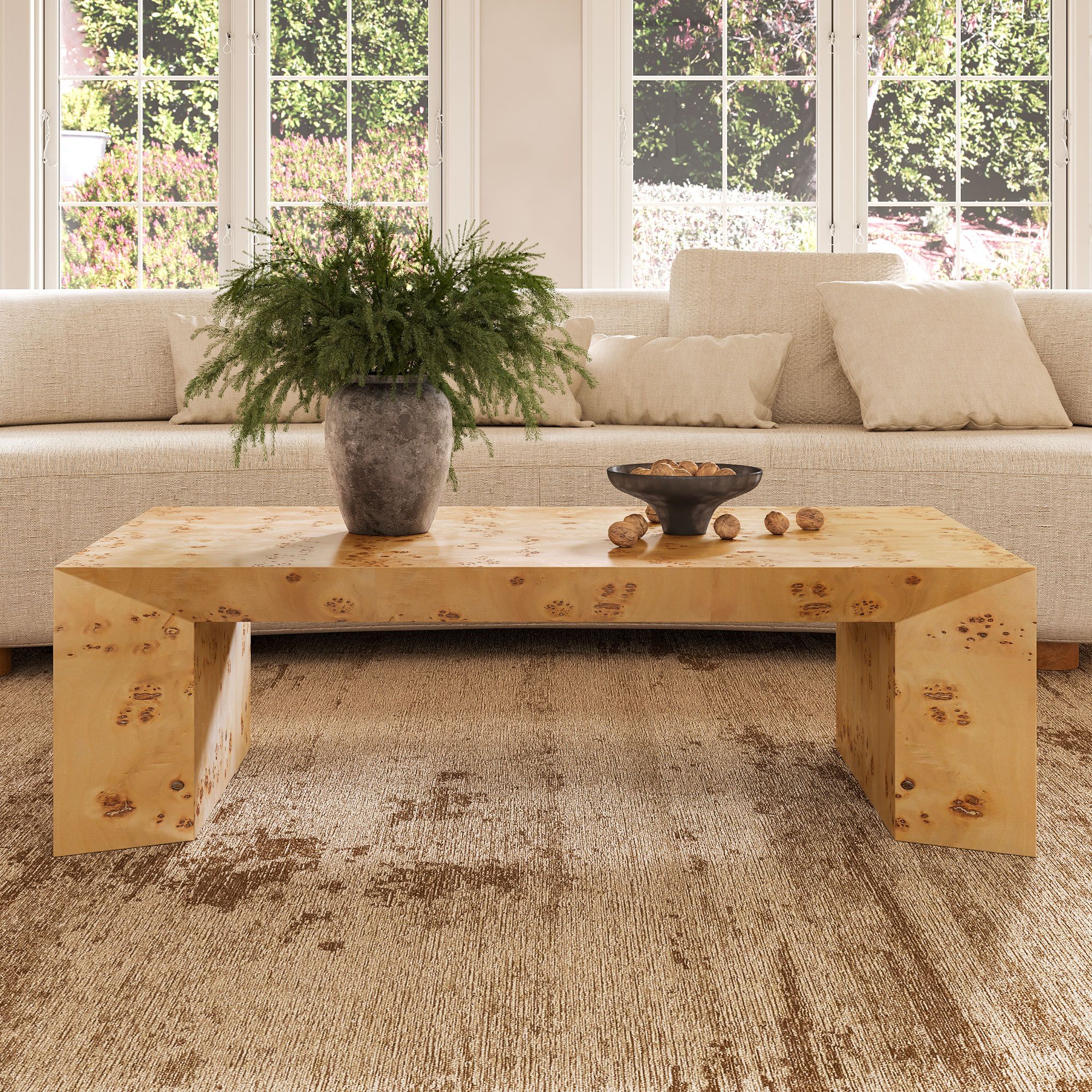 Amazon.com: ZXLPHA Sofa Side Table Solid Wood Trolley