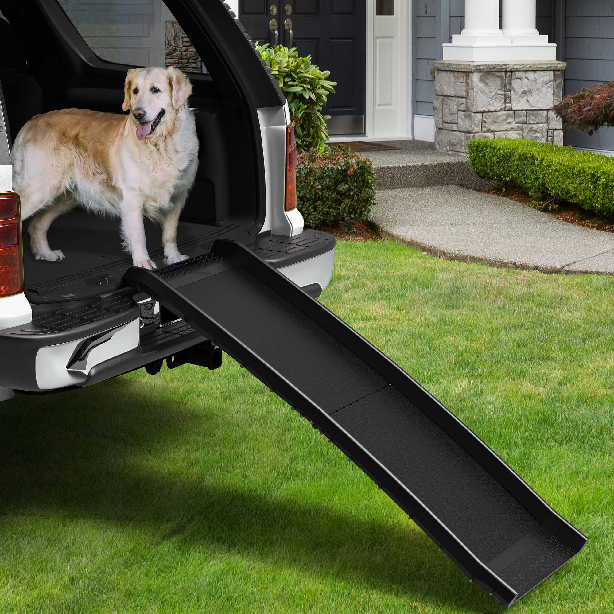 Long Ramp Up Dog Steps Dog Ramps For Cars, 190CM Extra Long Folding Pet Stair Ramp ...