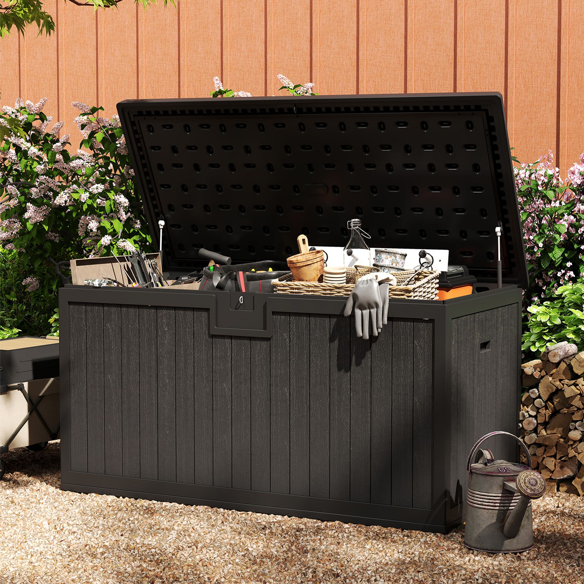Yitahome Storage Deck Box YITAHOME 31 Gallon Outdoor Storage Deck