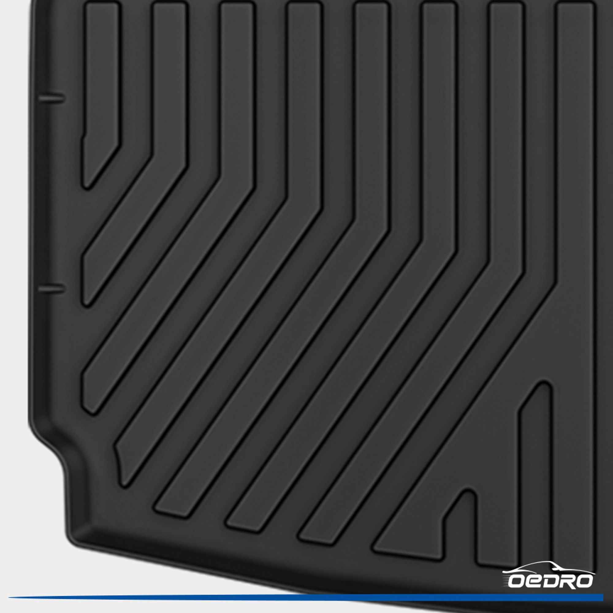 OEDRO All-Weather Floor Liners For 2022-2025 Jeep Grand Cherokee (5-Seat, Not For L/WK) - Custom Fit TPE Trunk & Car Mats