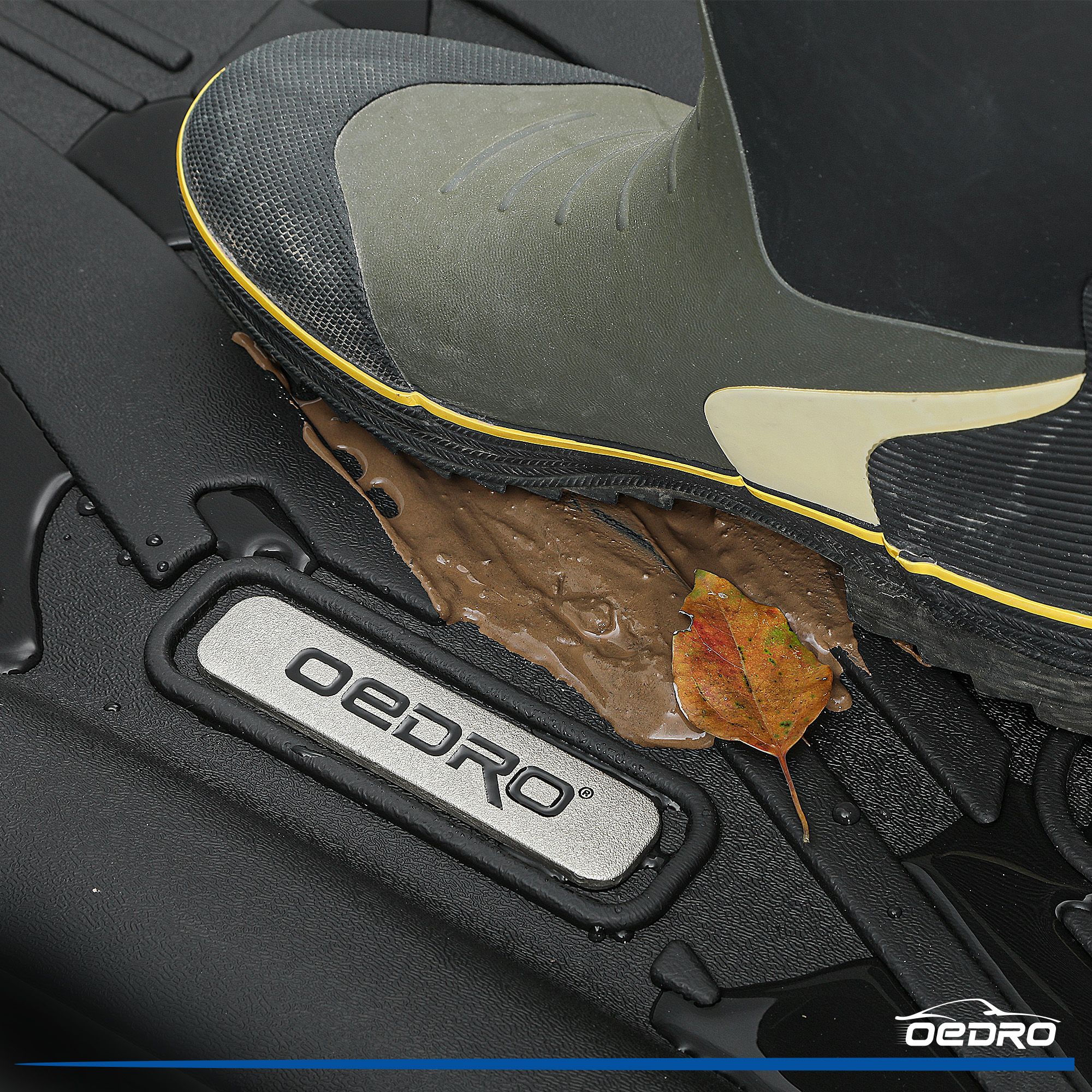 COZONY Floor Mats for 2018-2023 Toyota Tacoma Double Cab, TPE All We