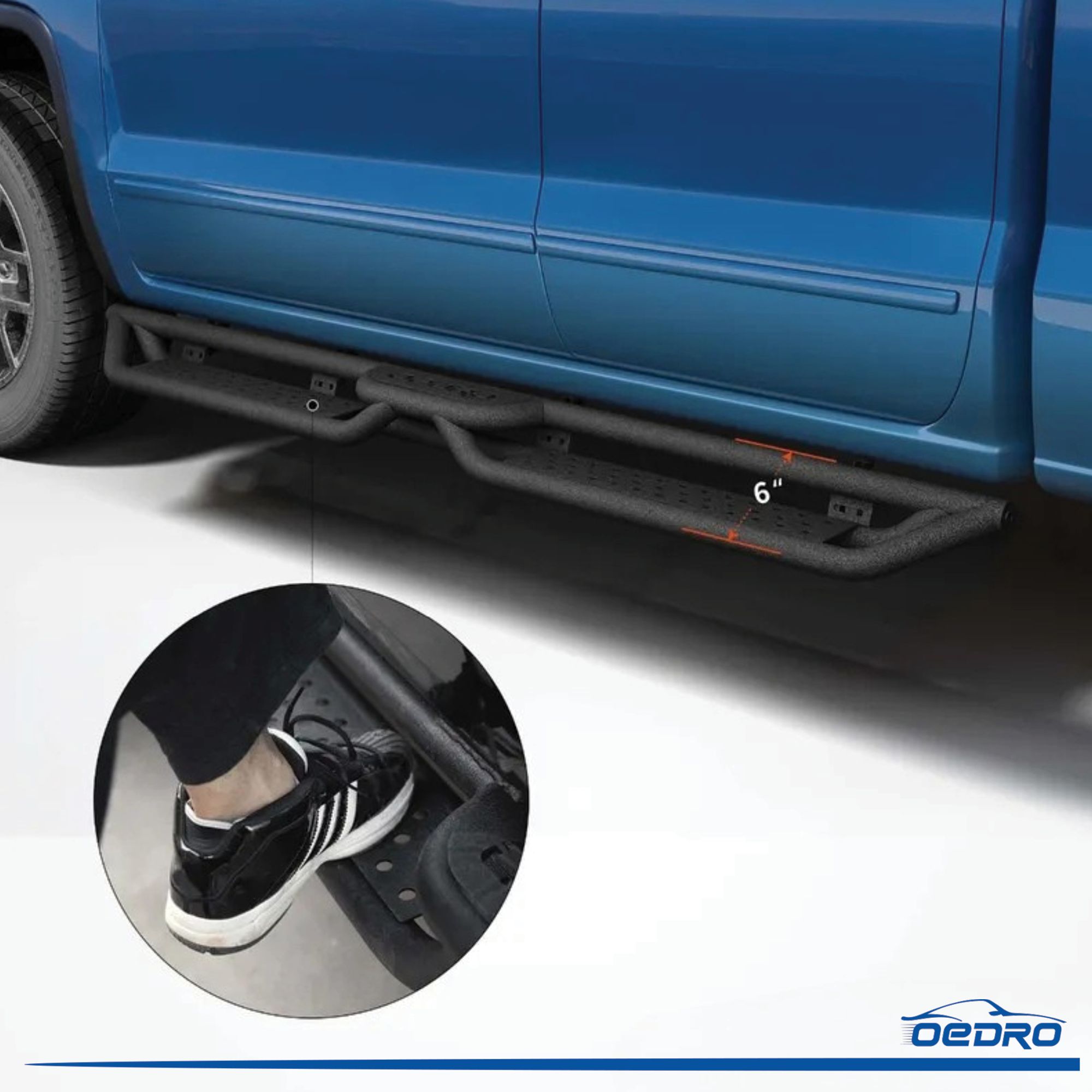 Nilight Estribos Para Chevy Silverado/GMC Sierra 1500 2007-2018; Che