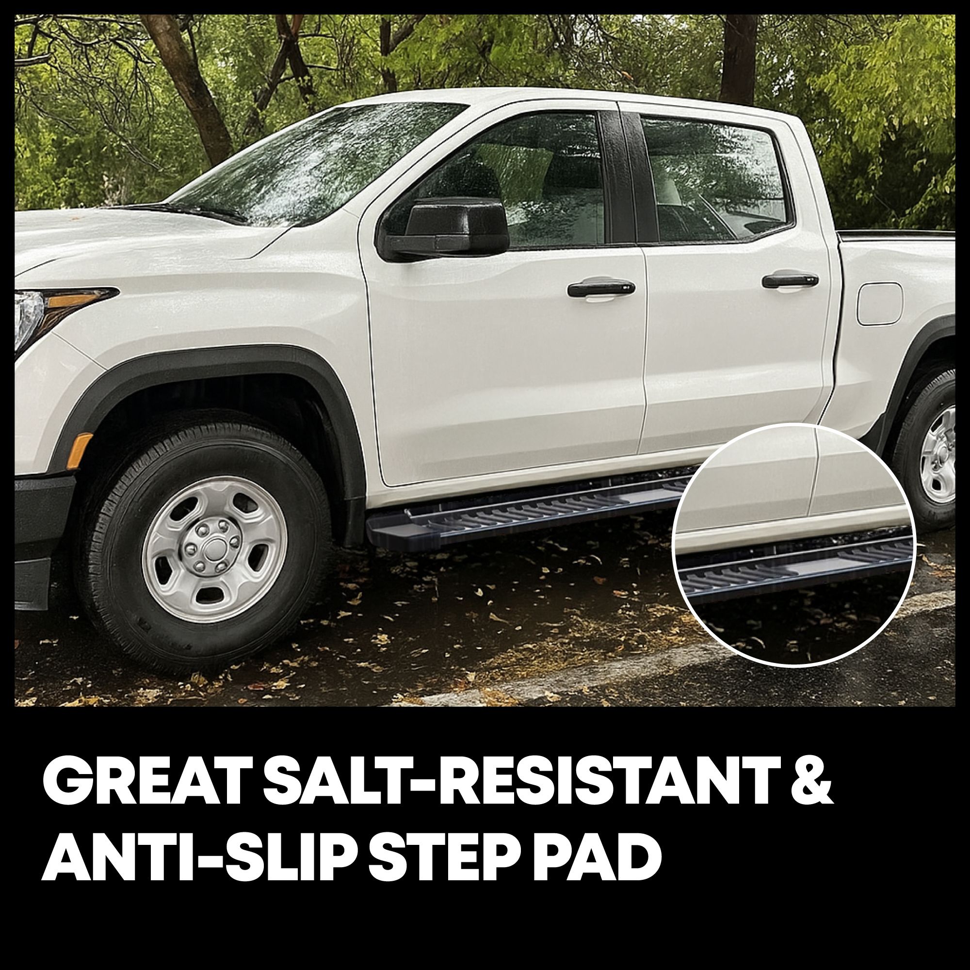 thumbnail image 2 of BEOC Black Drop Step Nerf Bars For Chevy Colorado/GMC Canyon Crew Cab 2015-2024 2 of 4