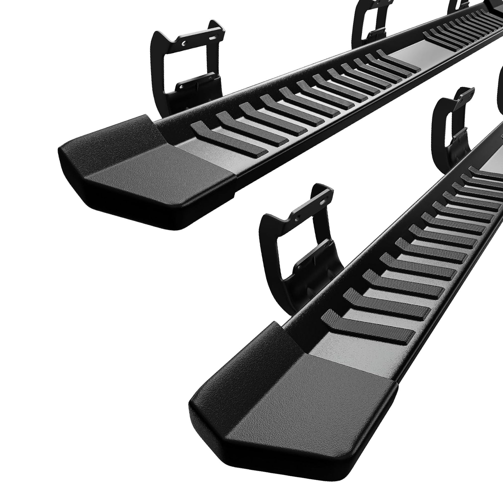 APS Stainless Steel Running Boards For Ford F150 & Super Duty - 2015-2025 Models