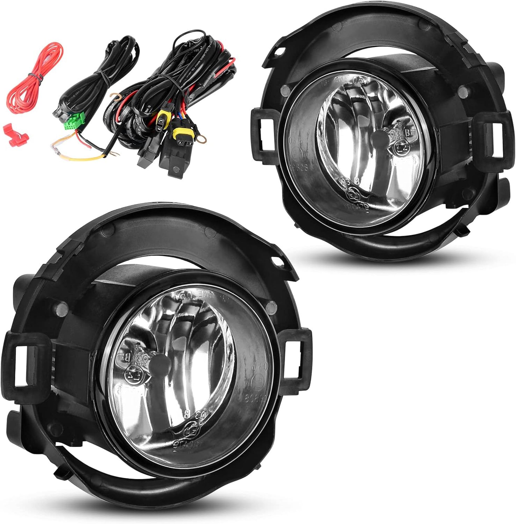 YITAMOTOR Fog Lights Compatible with 2005-2015 Xterra & 2010-2019