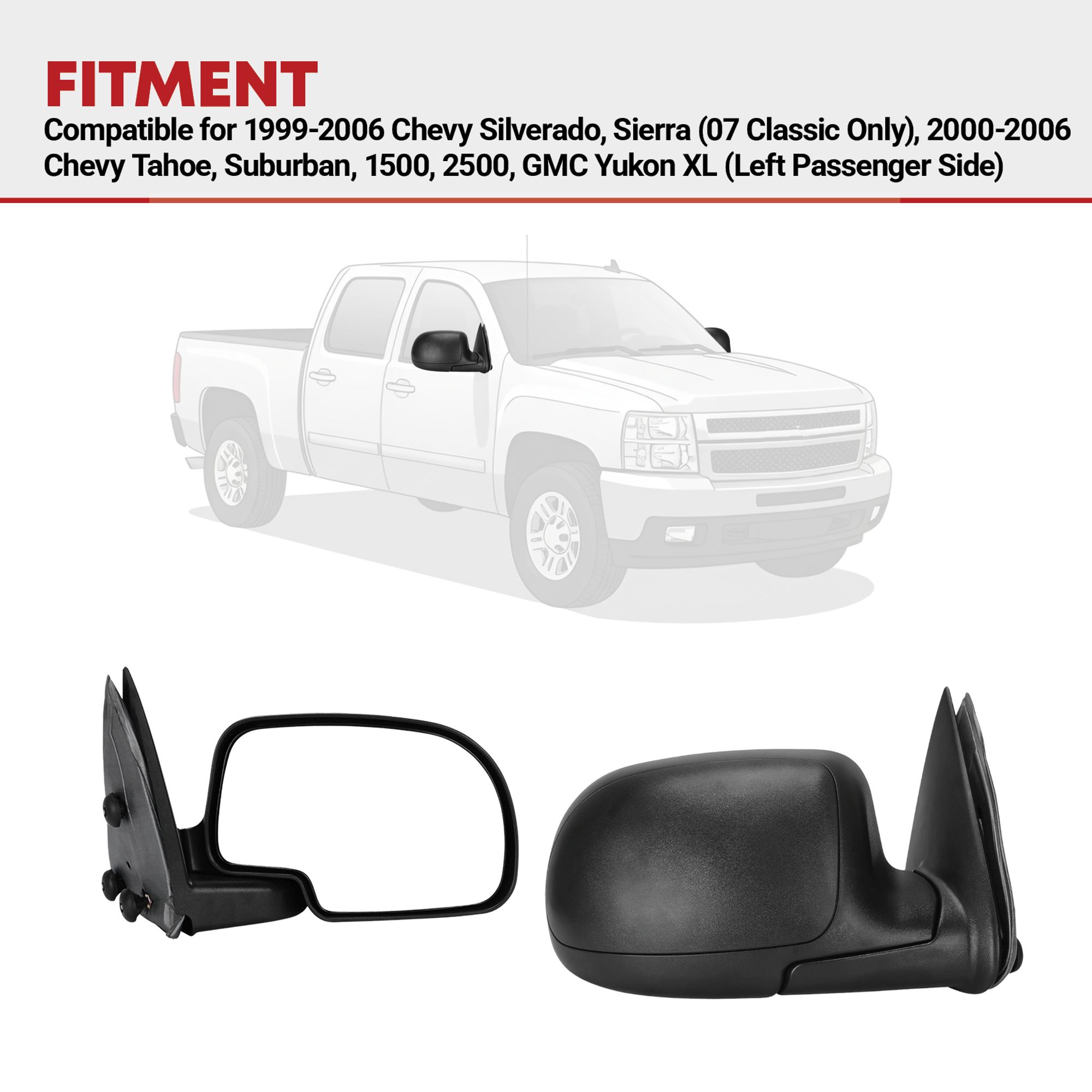 Luces LED De Cortesía (Puddle Light) Para Espejos De Chevy GMC Cadillac – Luz Blanca 6000K
