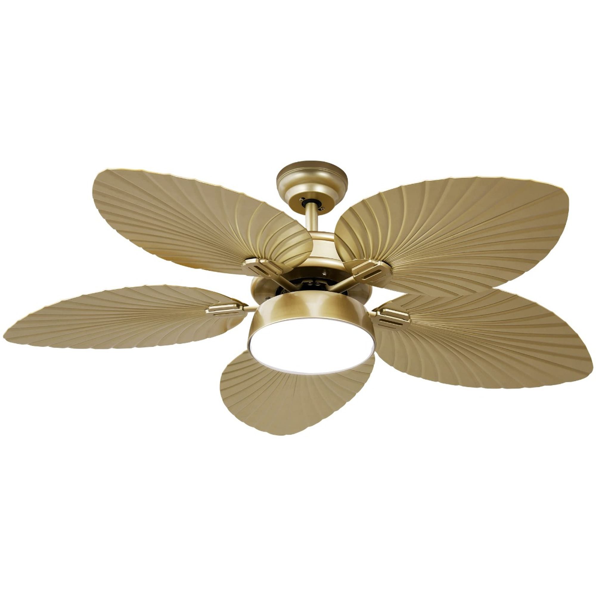 Yitahome | Ceiling Fans with Lights Remote Palm Leaf Blades