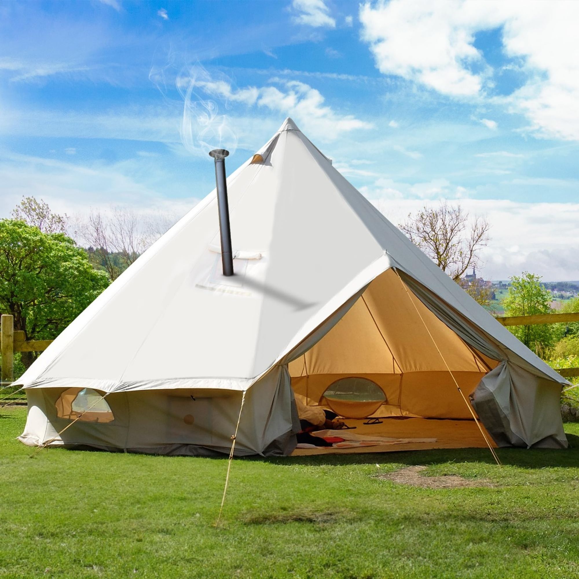 HUGEL CAMP SET Low Type ベージュ UltaMid 2 Half Tent Insert