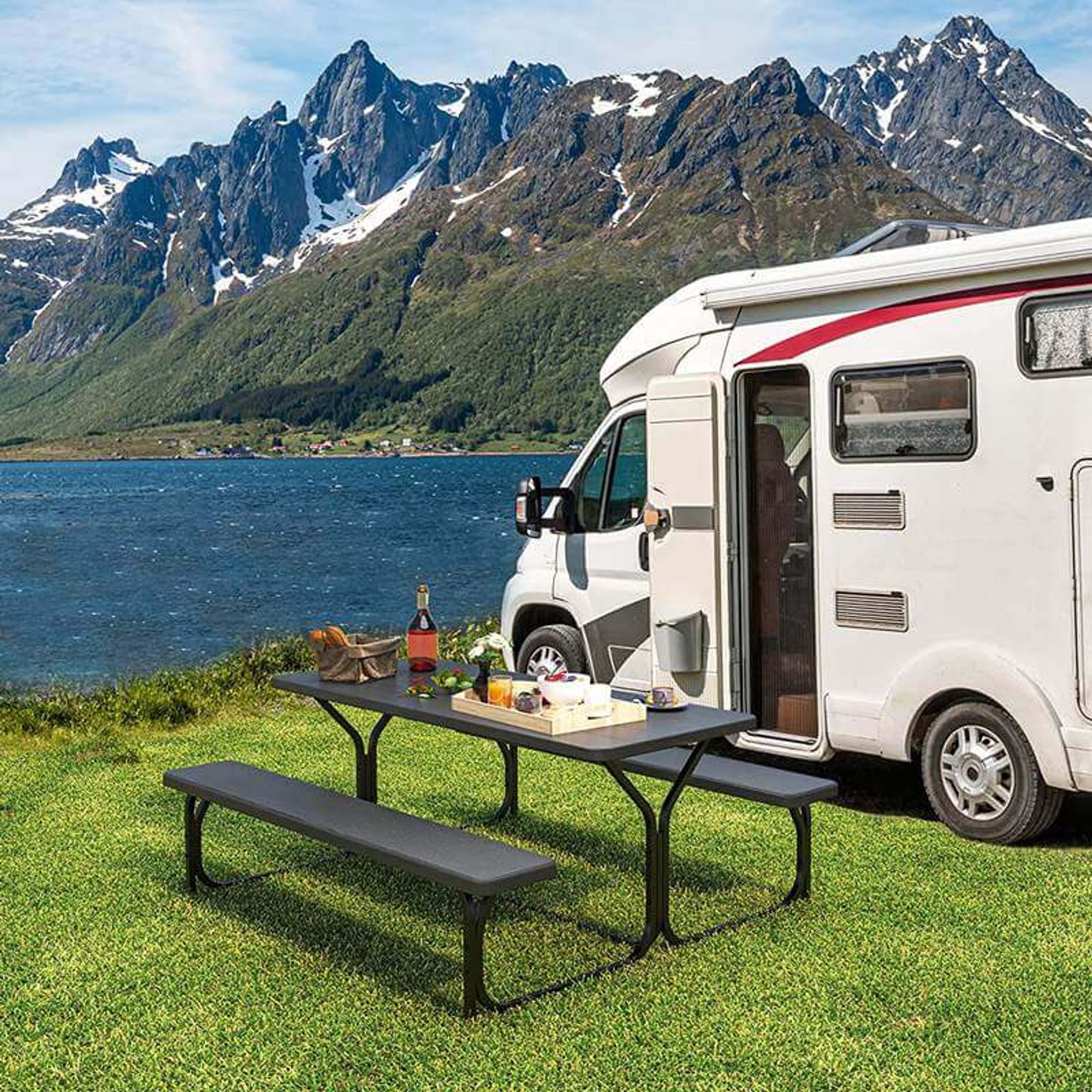 Outdoor Dining Picnic Bench The Range Nice1159 New Pcs Outdoor